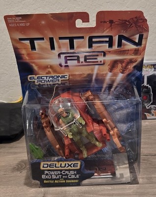 Titan A.E. Power-Crush Exo Suit and Cale Deluxe Assortment Action Figure