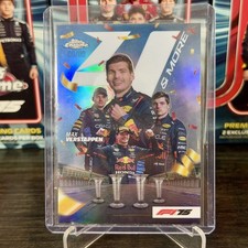 2025 Topps Chrome F1 Max Verstappen 4 & More Insert 4N-1 Red Bull Racing