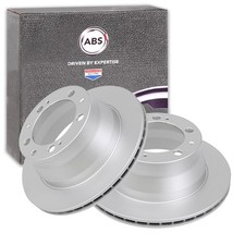 2x A.B.S. BREMSSCHEIBEN 289mm HINTEN passend für PORSCHE 944
