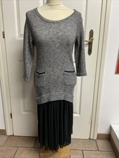 Abito Donna  Midi In Maglina E Tulle