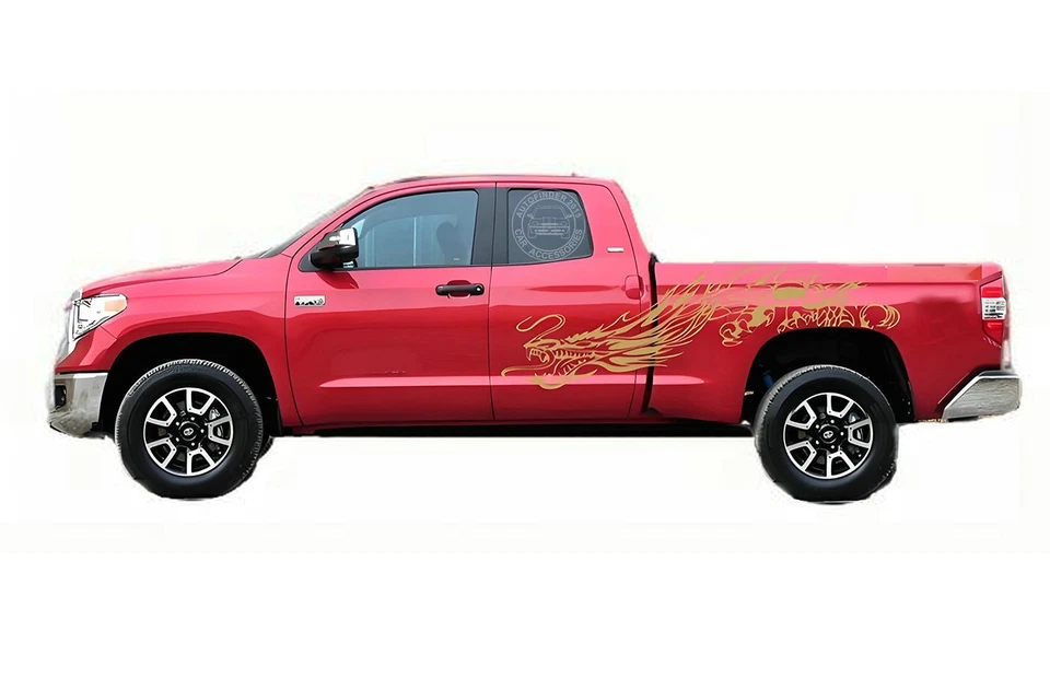 Graphics Dragon Sticker For Ford Raptor F-150 Toyota Tundra Trunk Side Decals - Изображение 2 из 4