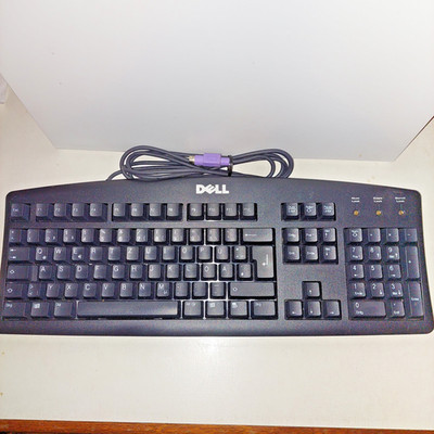Dell Tastatur Keyboard RT7D20 PS2 PS/2 QWERTZ deutsch schwarz