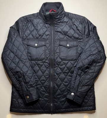 UNTUCKit Jacket Mens Size M Navy Blue Quilted  Full Zip Jacket