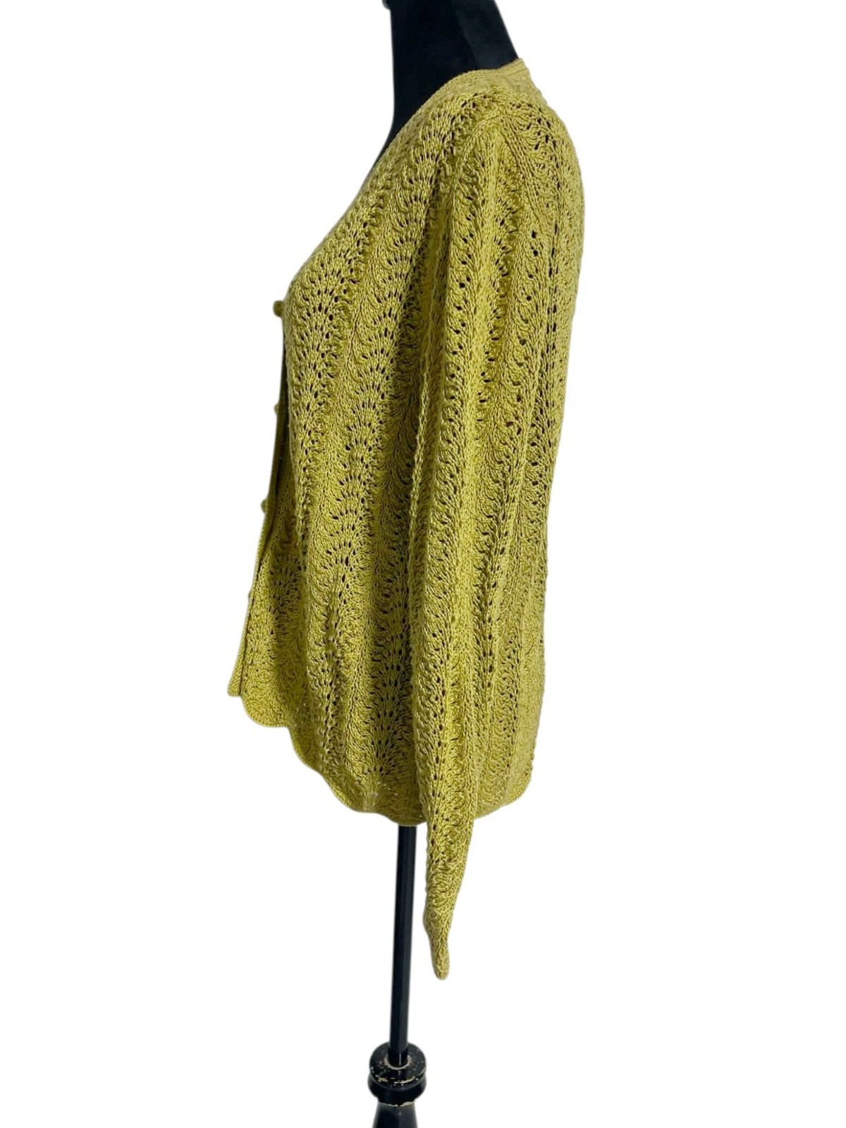 Peruvian Connection Size Small Sweater Cardigan B… - image 4