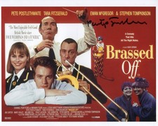 Foto de la película Brassed Off 8x10 firmada por el actor Philip Jackson