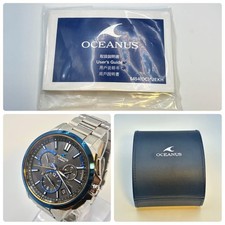 Orologio Radio Casio Oceanus Completo Di Accessori Funzionante Dal Giappone