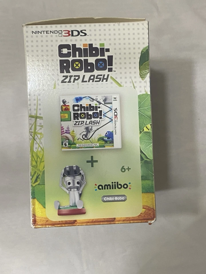 Chibi-Robo! Juego de caja de pestañas con cremallera con amiibo Chibi-Robo (3DS) NUEVO Foto 4 de 4