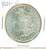A beautiful white lustrous 1901-O Morgan silver dollar - very nice coin!