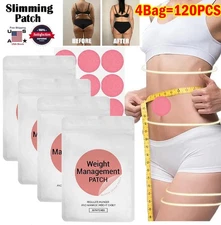30/120 PCS Weight-loss Patches Slimming Patches Weight Management Tools~