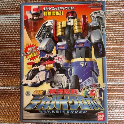 Power Rangers Dekaranger DX Deka Bike Robo Megazord Bandai Actionfigur mit Box