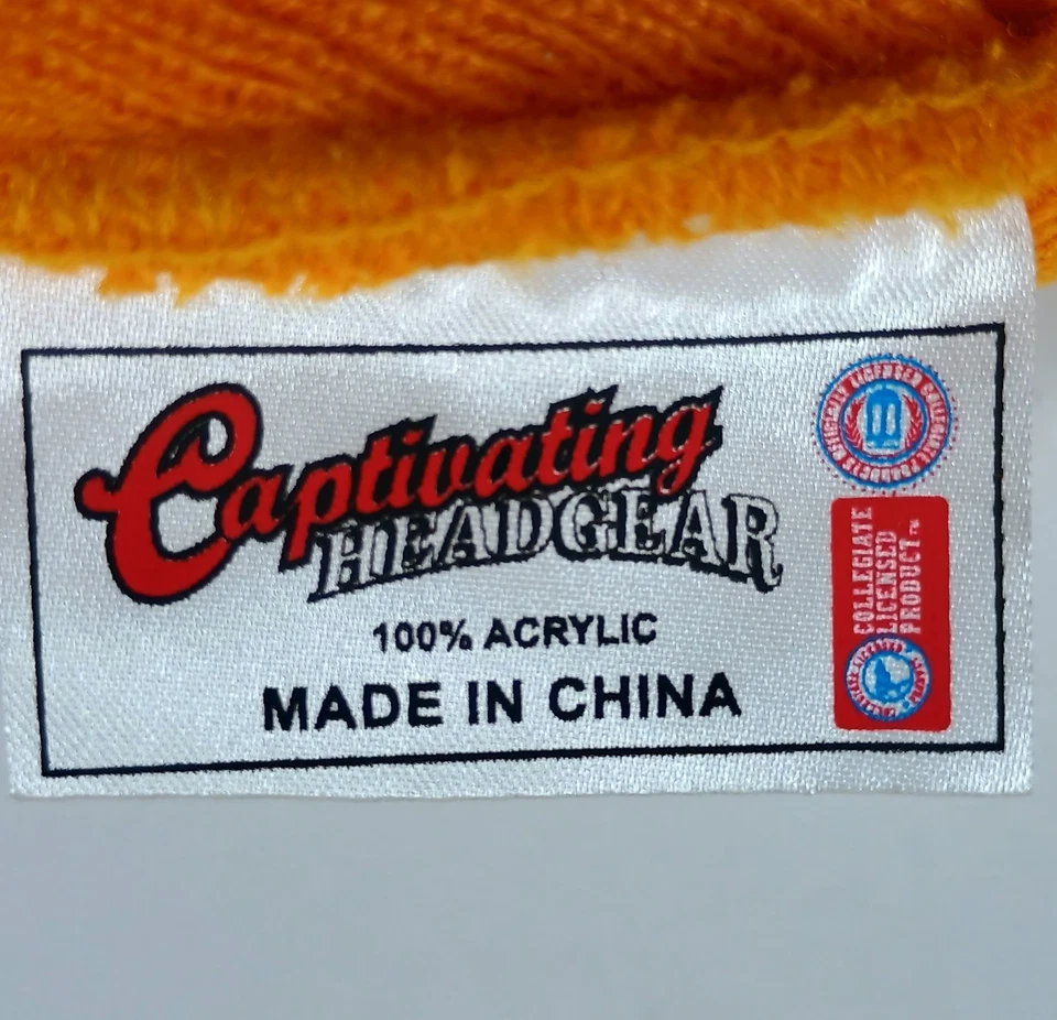 Captivating Headgear Iowa Hawkeyes Knit Beanie Yellow Stocking Hat Acrylic - Image 3 of 4