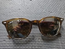 Ray-Ban RB4259 710/73 Tortoise/Brown Lenses Round Sunglasses Italy FRAMES ONLY