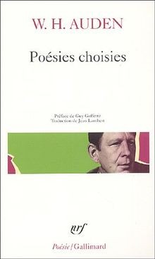 Poésies choisies von Auden,Wystan Hugh | Buch | Zustand gut