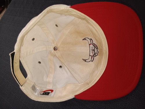 Vintage 90s Chicago Bulls Team Nike Sports Strapback Hat Cap NBA - 第 6/6 張圖片