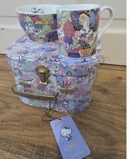 Liberty Of London Art Fabrics Hello Kitty Dinner Set bowl And Mug Sanrio