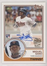 2016 Topps Archives Fan Favorites 1983 Design Miguel Sano #FFA-MS Auto 0sg4