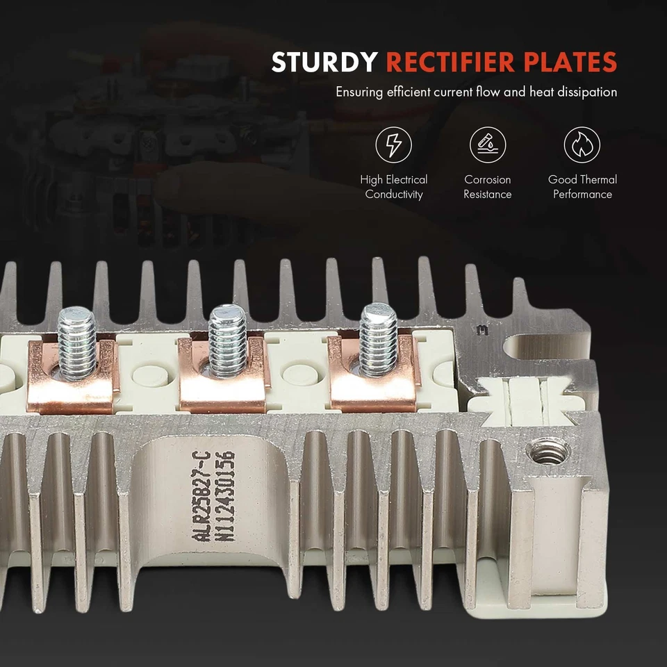 Diodo rectificador alternador para camioneta Buick Regal Chevrolet C10 Cadillac DeVille Foto 4 de 4