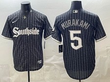 White Sox 5 Munetaka Murakami Black City Connect Stitched Jersey ALL SIZES