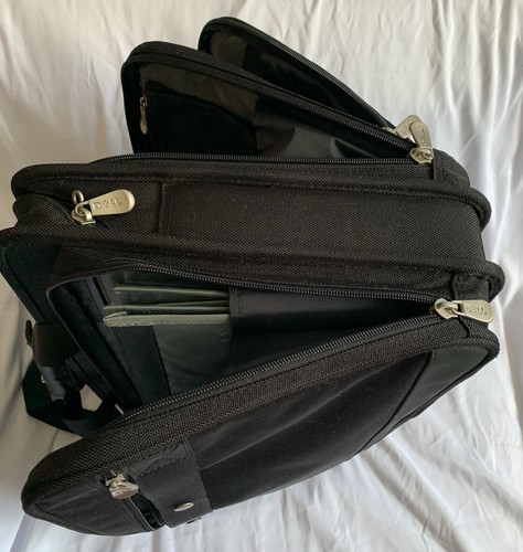 Sacoche pour ordinateur portable Dell toile noire bandoulière taille H-13"L-18"W-5,5" - Photo 6/15