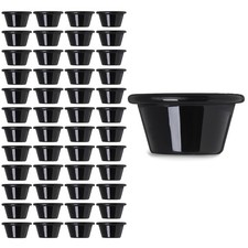 Carlisle Foodservice Products 4312203 Black 2 Oz. Smooth Ramekin Case Of 48