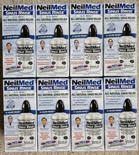  8 NeilMed Sinus Rinse Starter Kits- 8 Bottles  8 Premixed Packets Expire 2028