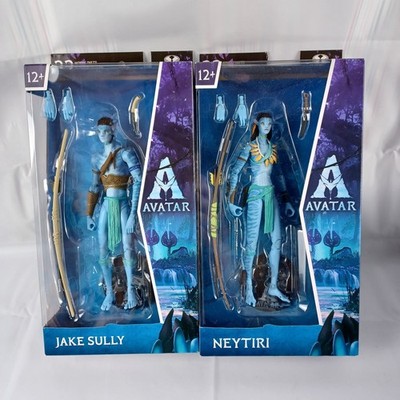 McFarlane Disney Avatar JAKE SULLY NEYTIRI 7'' Action Figures 2022 Lot 2 NEW