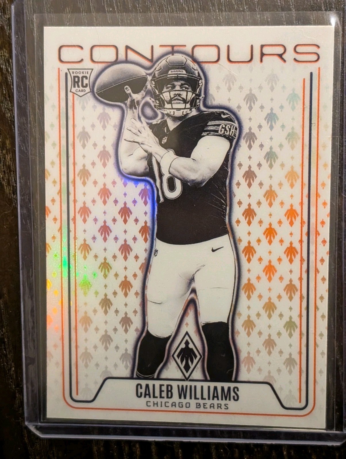2024 Phoenix Caleb Williams RC Contours Orange Color Match! #CON-CWS Bears
