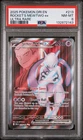 2025 POKEMON DRI EN-DESTINED RIVALS ULTRA RARE TEAM ROCKET'S MEWTWO EX PSA 8