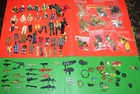 100pc Huge Large Lot 1980's Hasbro GI Joe Assorted Action Figure Parts Weapons