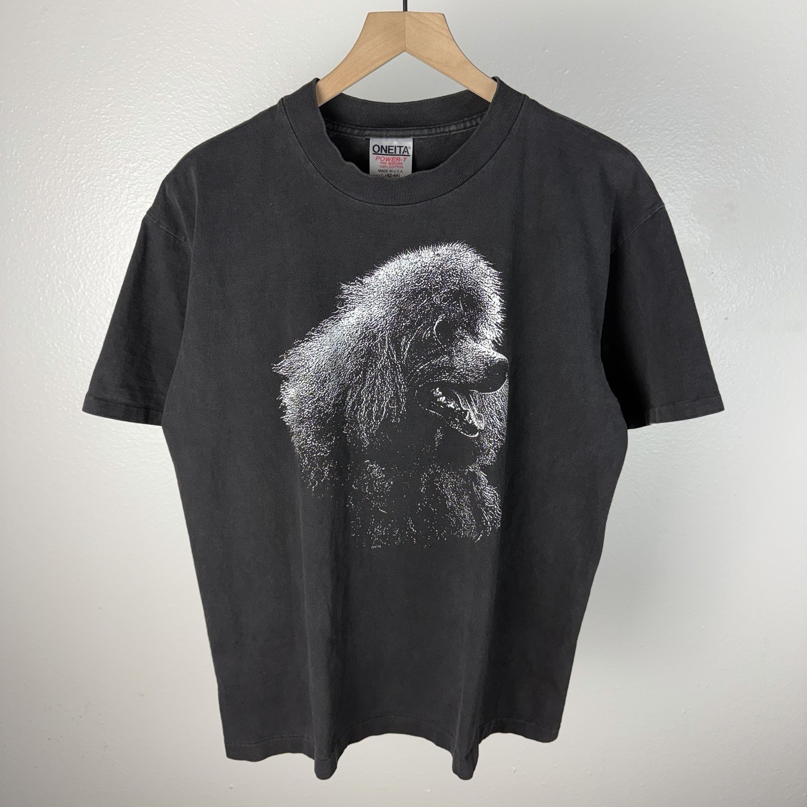 Vintage 90’s Poodle Sunglasses Portrait Band Single Stitch T Shirt Size Large