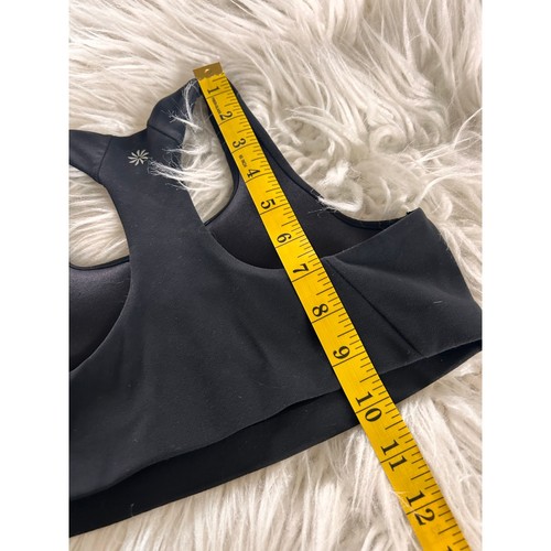 Athleta Girl Cloud Racerback Bra Sports Athletic Activewear Black Size L/12 - Picture 6 of 6