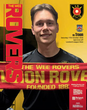 2026/27: Albion Rovers v Troon programme - Lowland League 17 October 2026 MINT