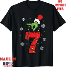 Number 7 Matching 67 Meme 6 7 Christmas T-Shirt, UNISEX Adult Kid Tee