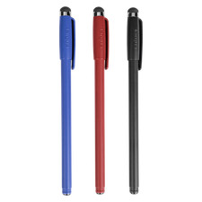 Targus Stylus  Pen, 3-pack Black/Blue/Red - AMM0601TBUS