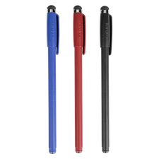 Targus Stylus & Pen, 3-pack (Black/Blue/Red) - AMM0601TBUS