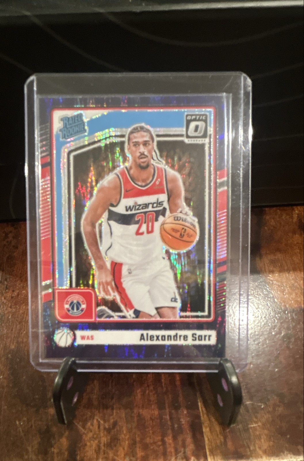 2024-25 Panini Donruss Optic - RR Alexandre Sarr #276 Purple Shock Prizm (RC)
