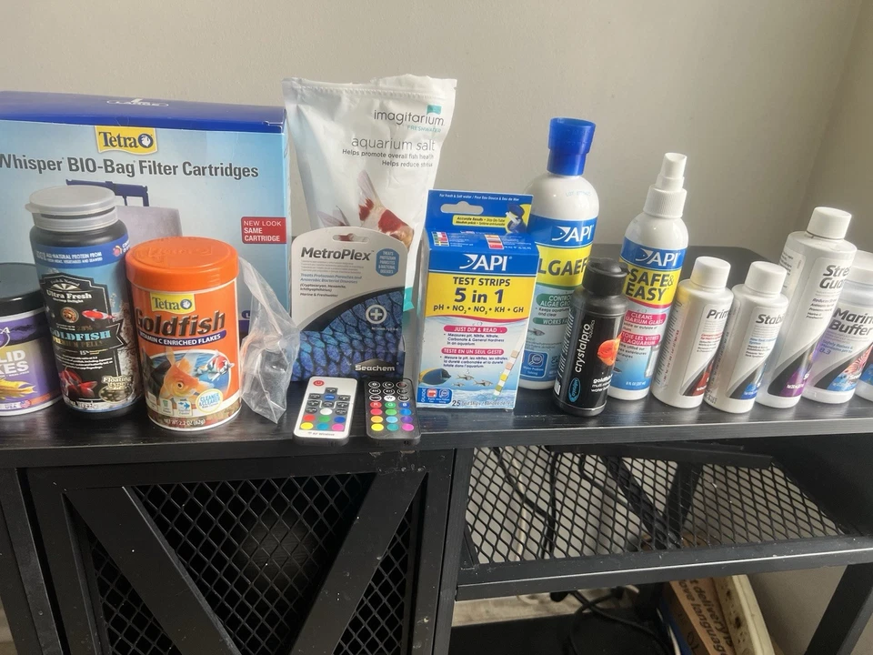 Fully Stock 40 Gallon Breeder Fish Tank Everything Included! Great for Aquarium - Image 4 of 4