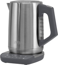 Ninja Perfect Temperature Kettle, 1.7L, with 1.7 Litres, Stainless Steel 