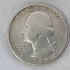1934 Washington Quarter in VG Condition