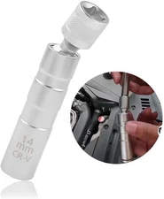 carleef 14mm Spark Plug Socket,Magnetic Socket with 12 Point &... 