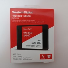 NEW Western Digital WD Red SA500 Up to 560 MB 4TB 2.5 inch SATA 6Gb/s SSD SEALED