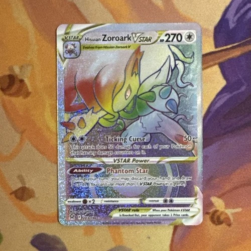 Hisuian Zoroark VSTAR (Secret) 203/196 Swsh11: Lost Origin Holo