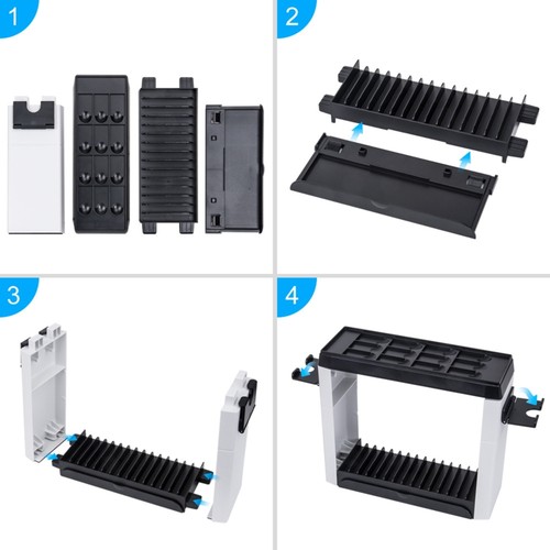 Video Game Storage Shelf Organizer Tower Rack Disc Holder Stand for Switch OLED - Picture 7 of 8