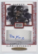 2021 Sage Premier Draft Auto Red Darrick Forrest Jr #A92 Auto 02t9