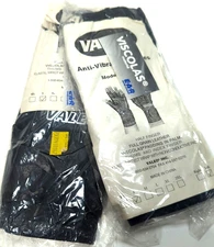 Anti-Vibration Leather Wrist Wrap Glove, Size Small  Pair Valeo Glaw Half-Finger
