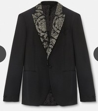 Versace Blazer Silhouette Baracco Borchie Uomo Taglia 50 IT