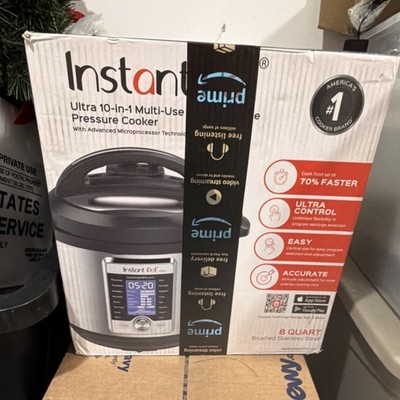 Instant Pot Ultra 10-in-1 Electric Pressure Cooker 8 Quart Stainless Steel