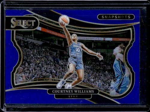 Courtney Williams 2025 Panini Prizm Courtney Williams Blue