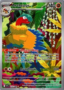 Archeops 132/086 White Flare Illustration Rare Holo