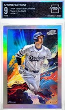 📈POP 2 SHOHEI OHTANI STARS IN THE NIGHT 📈 2024 COSMIC CHROME ARENA 9 REFRACTOR